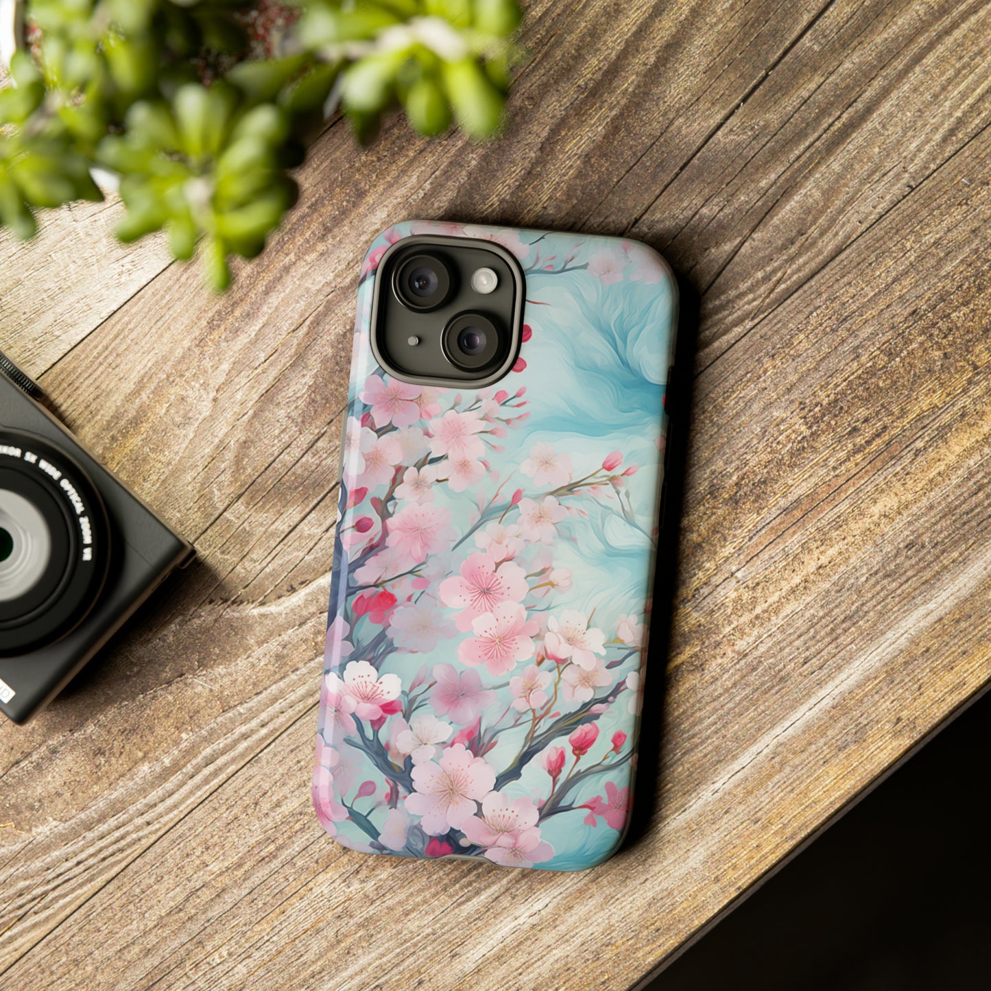 Blooming Spring Floral Style Phone Case / Beautiful Color Case - Tough Cases for iPhone 15, iPhone 14 and iPhone 13