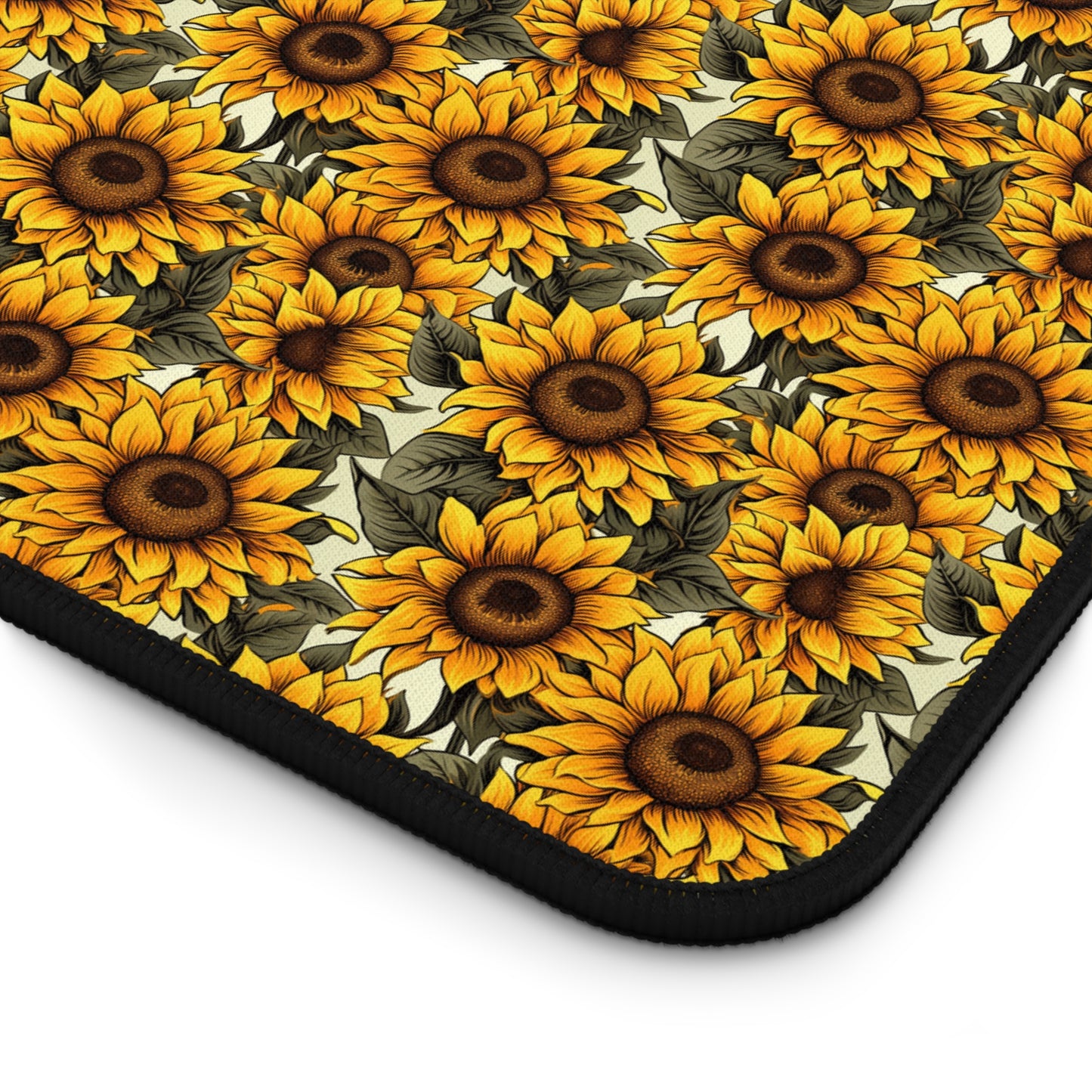 Super Sunflower Pattern Desk Mat