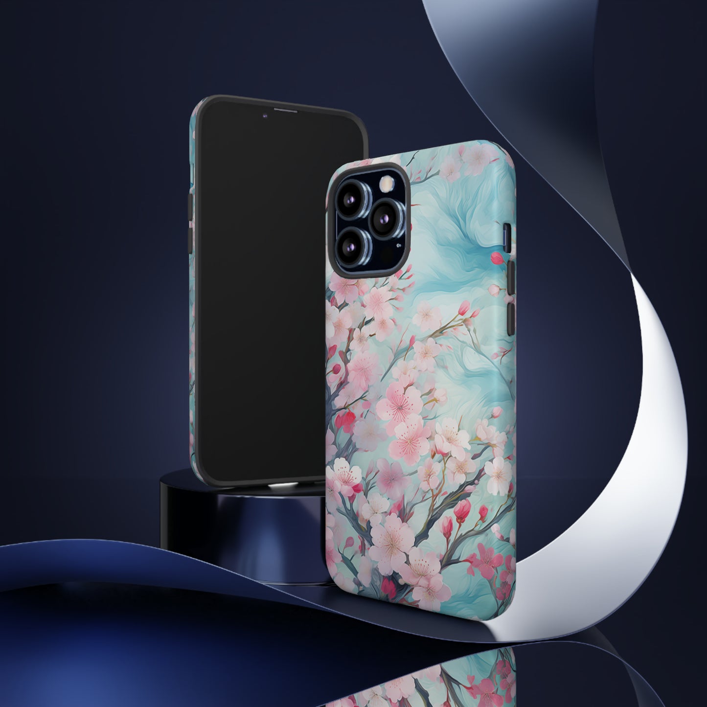 Blooming Spring Floral Style Phone Case / Beautiful Color Case - Tough Cases for iPhone 15, iPhone 14 and iPhone 13