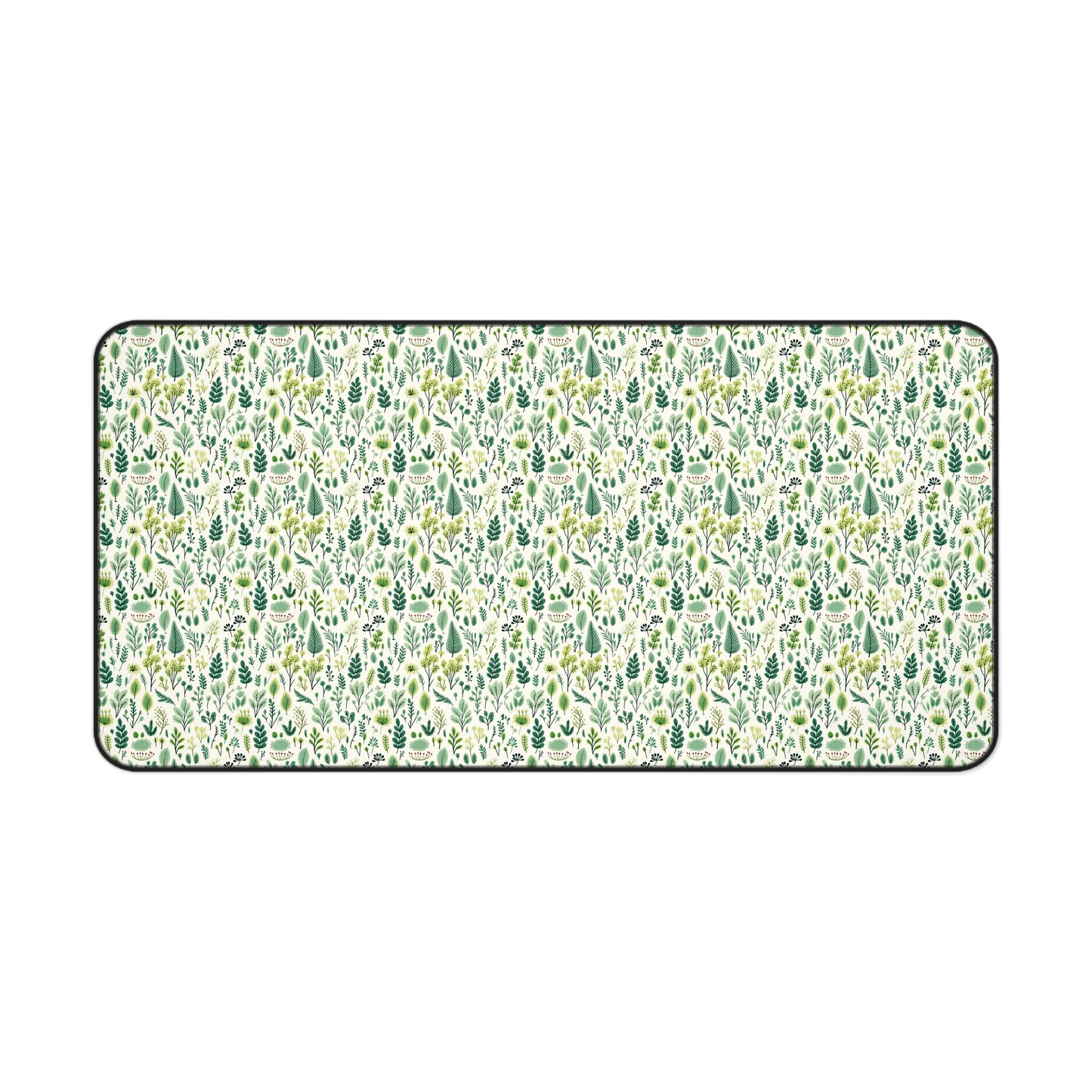 Natural Floral Pattern Desk Mat