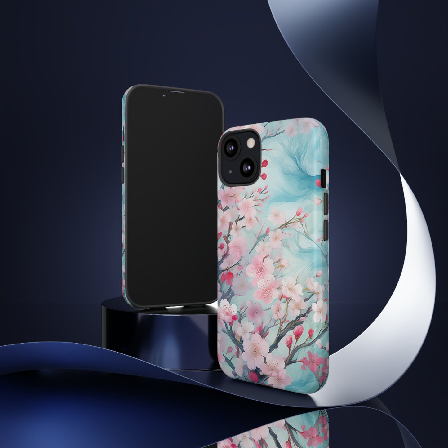 Blooming Spring Floral Style Phone Case / Beautiful Color Case - Tough Cases for iPhone 15, iPhone 14 and iPhone 13