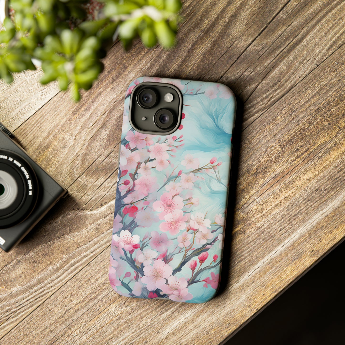 Blooming Spring Floral Style Phone Case / Beautiful Color Case - Tough Cases for iPhone 15, iPhone 14 and iPhone 13